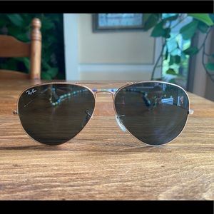 Ray bans with handed beaded colorful cord